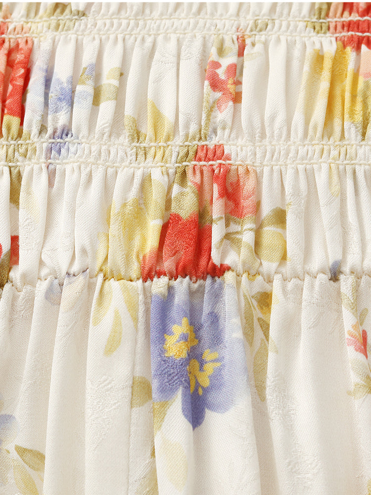Valmere™ | Rose Print Maxi Dress
