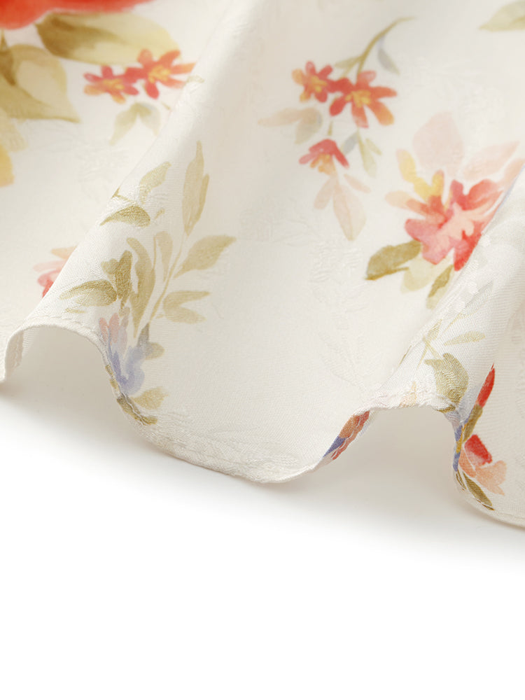 Valmere™ | Rose Print Maxi Dress