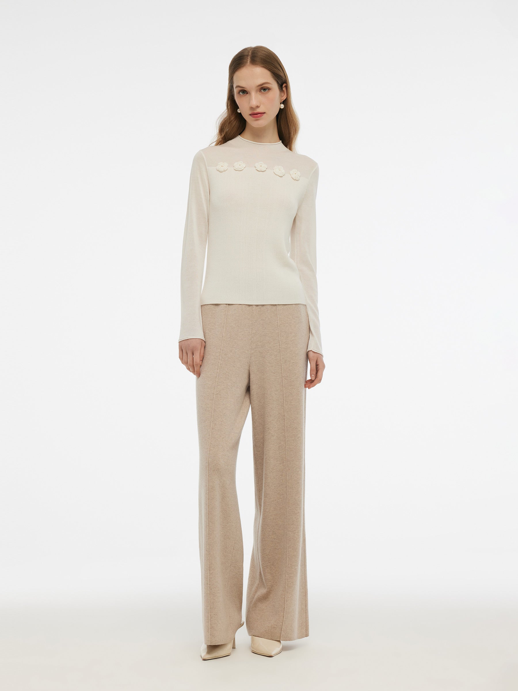 Valmere™ | Women Flower Knit Top